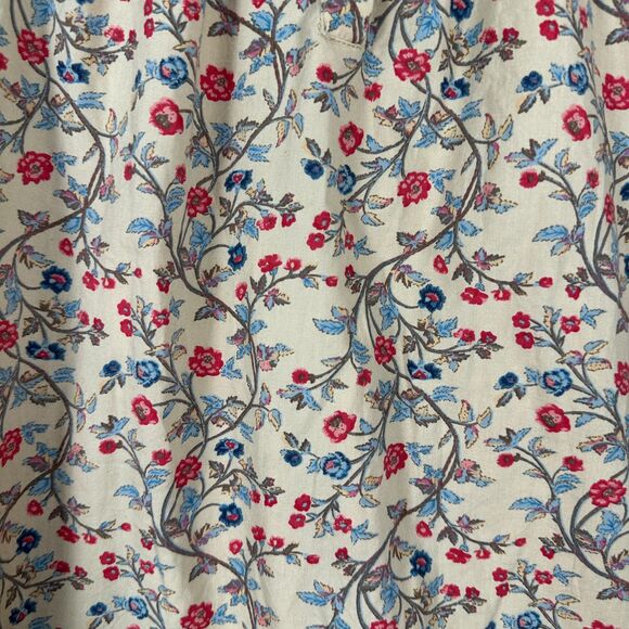 House of Harlow 1960 Floral Boho Cottage Puff Sleeve Blouse Size Large - Picture 4 of 6